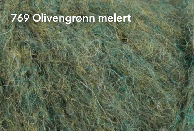 Hovedbilde Faerytale 769 Olivengrønn Melert