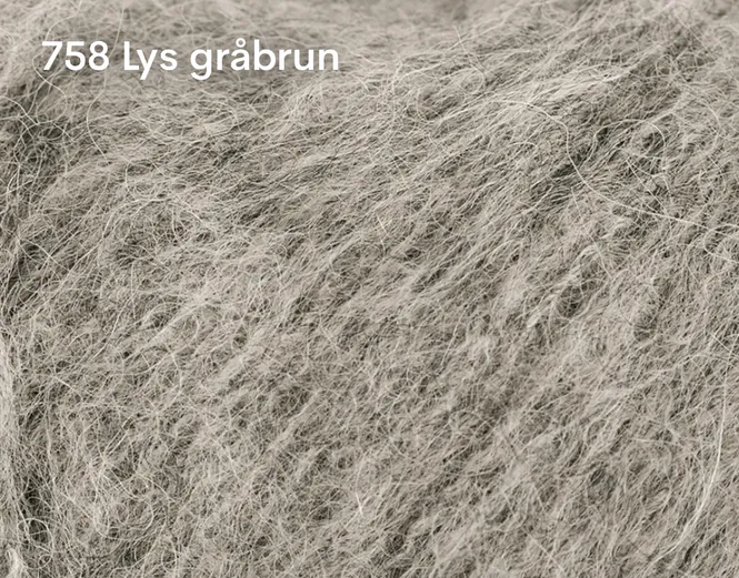 Hovedbilde Faerytale 758 Lys Gråbrun Melert