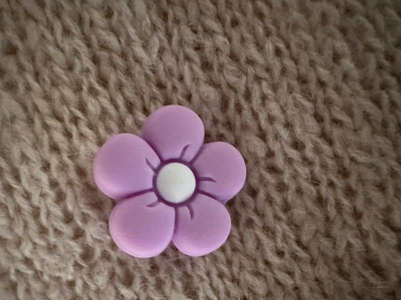 Maskestopper Stor blomst Lilla