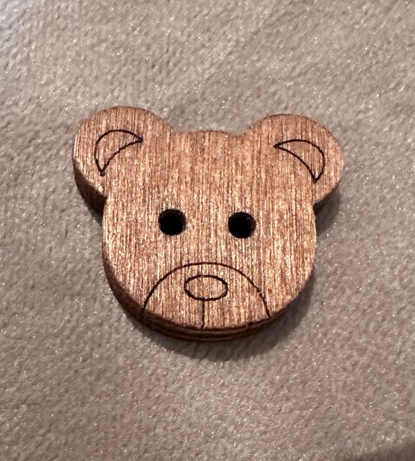 Hovedbilde Knapp Bamse Brun